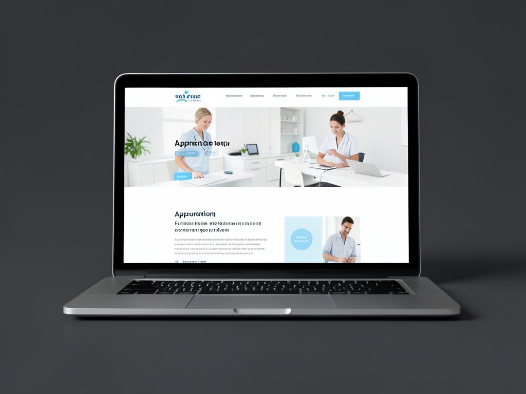 Exemplo de site para clínica